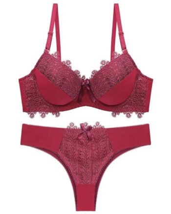 High Quality Bra & Brief Sets Sexy Push Up Bra & Lingerie  Thong